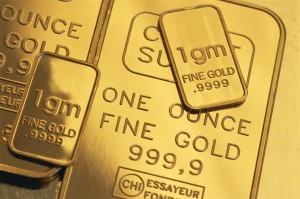 Close-up of Gold Bars ca. 2003